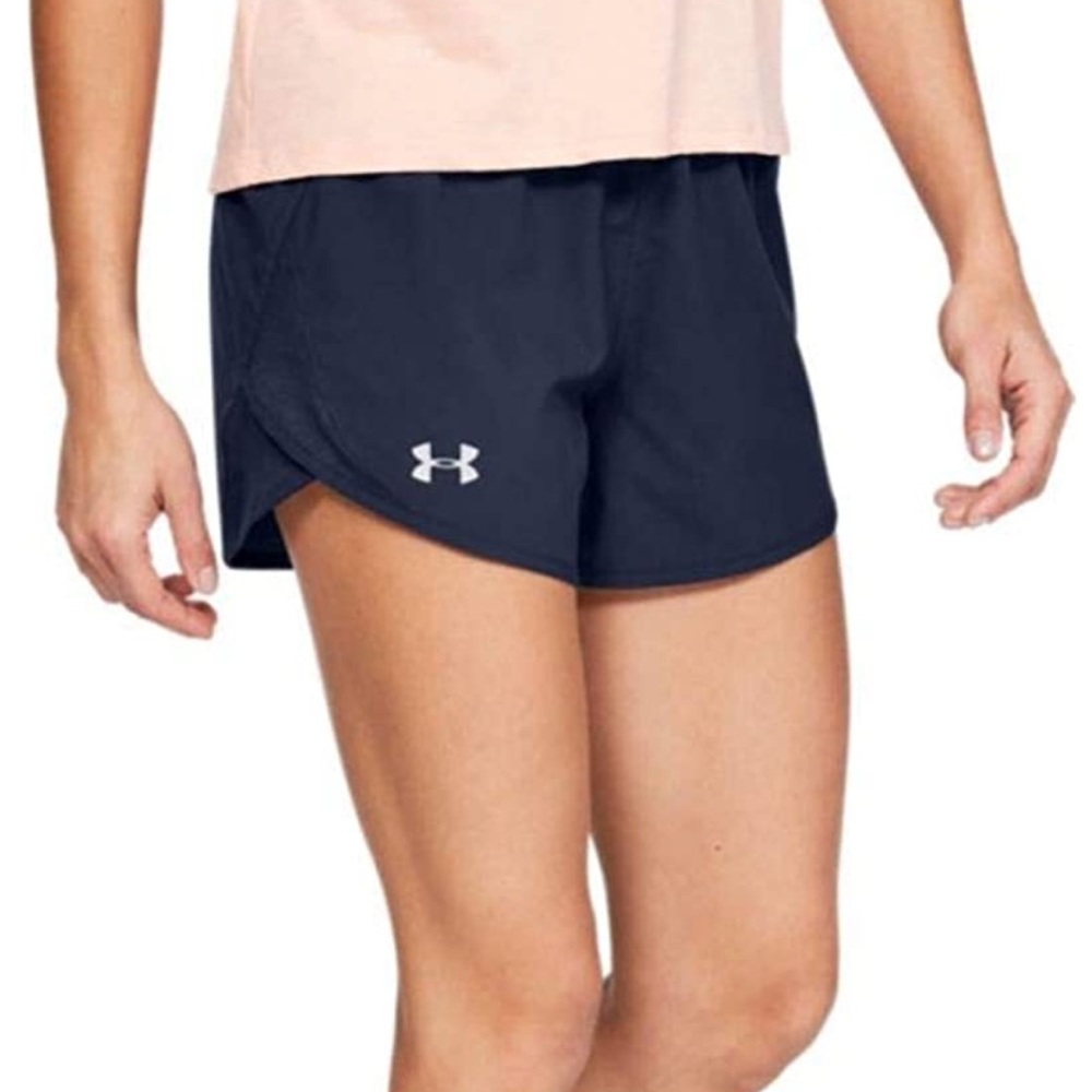 Under Armour Women's Fly By 2.0 Running Shorts- Navy